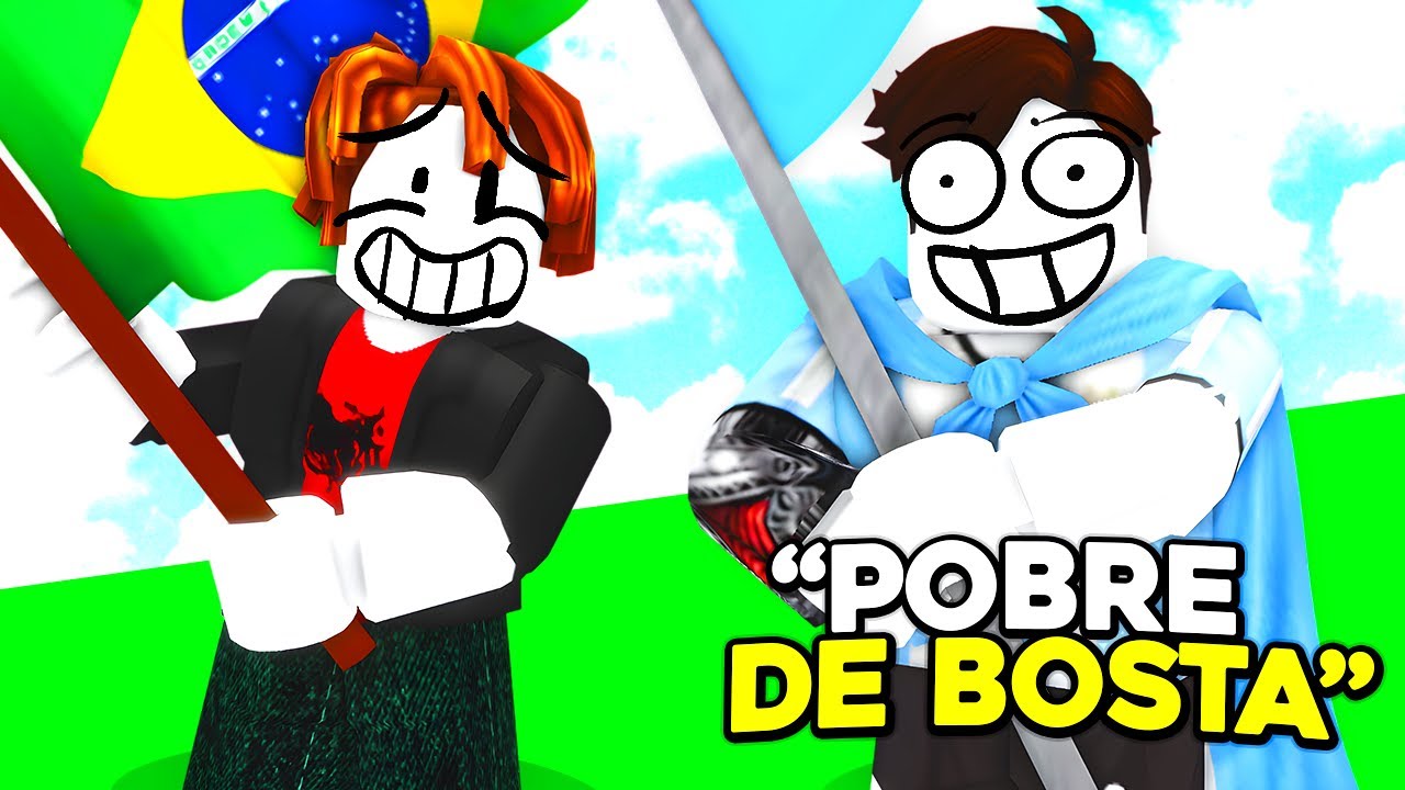 EU TORNEI O BRASIL O MELHOR PAÍS DO ROBLOX COM ROBUX ILIMITADO ATIVADO 🥵