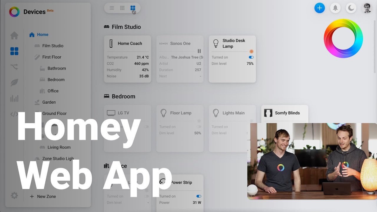 Homey Web App - Complete Smart Home Control from ANY Browser!
