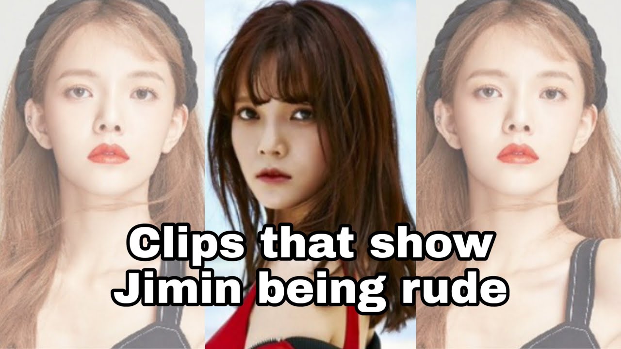 Clips that show AOA Jimin being rude