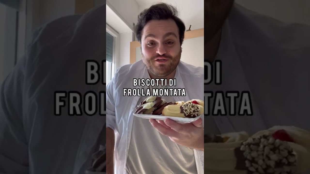 BISCOTTI DI FROLLA MONTATA  (1impasto 8 gusti diversi)