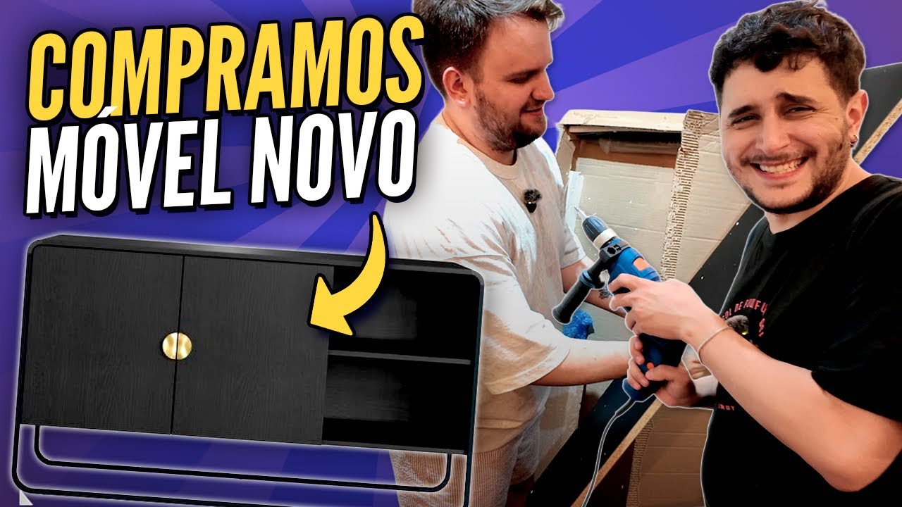 COMPRAMOS um MÓVEL NOVO pra SALA: Vamos montar?