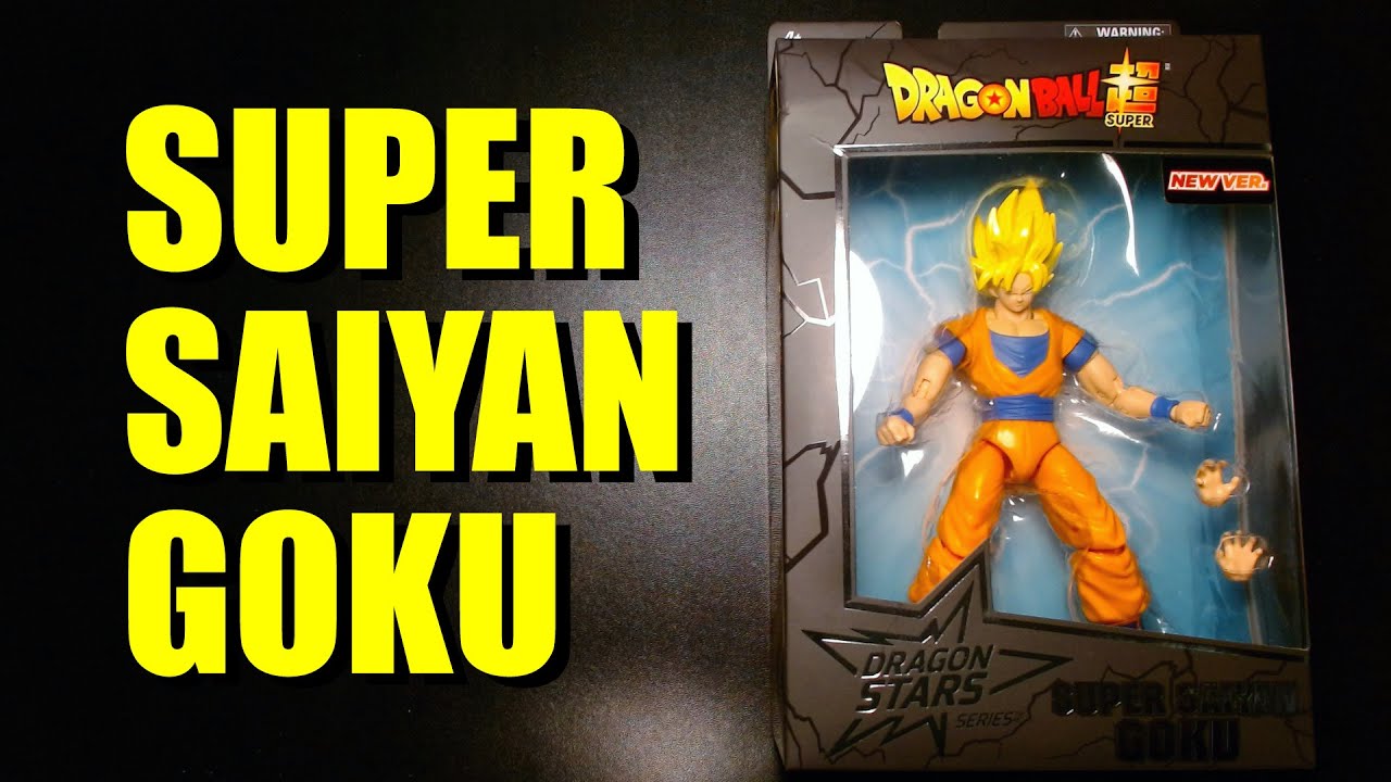 Super Saiyan Goku Dragon Ball Dragon Stars Bandai Namco Action Figure Unboxing and Review