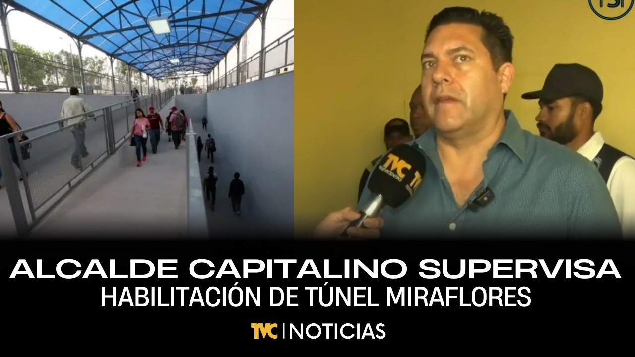 Alcalde capitalino supervisa habilitación de túnel Miraflores