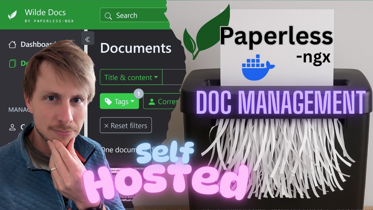 You NEED to self-host Paperless. THIS is how to get started.