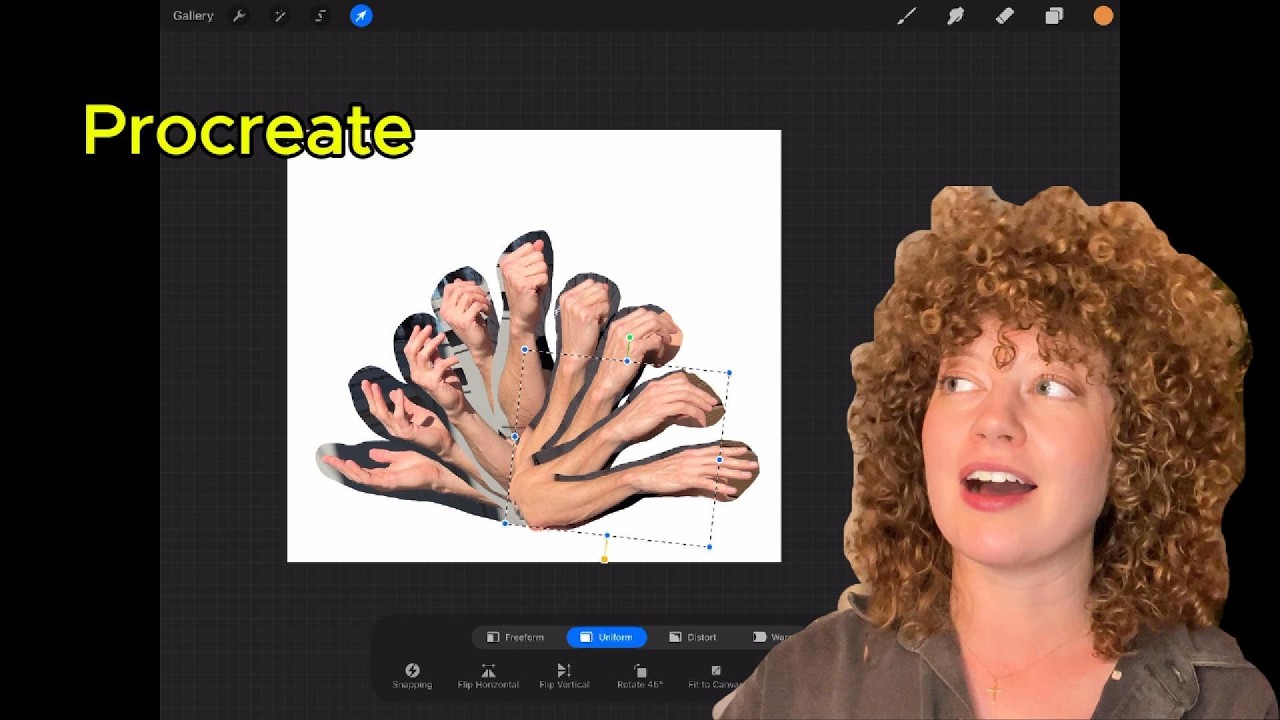 How This Graphic Designer Makes a REAL Painting