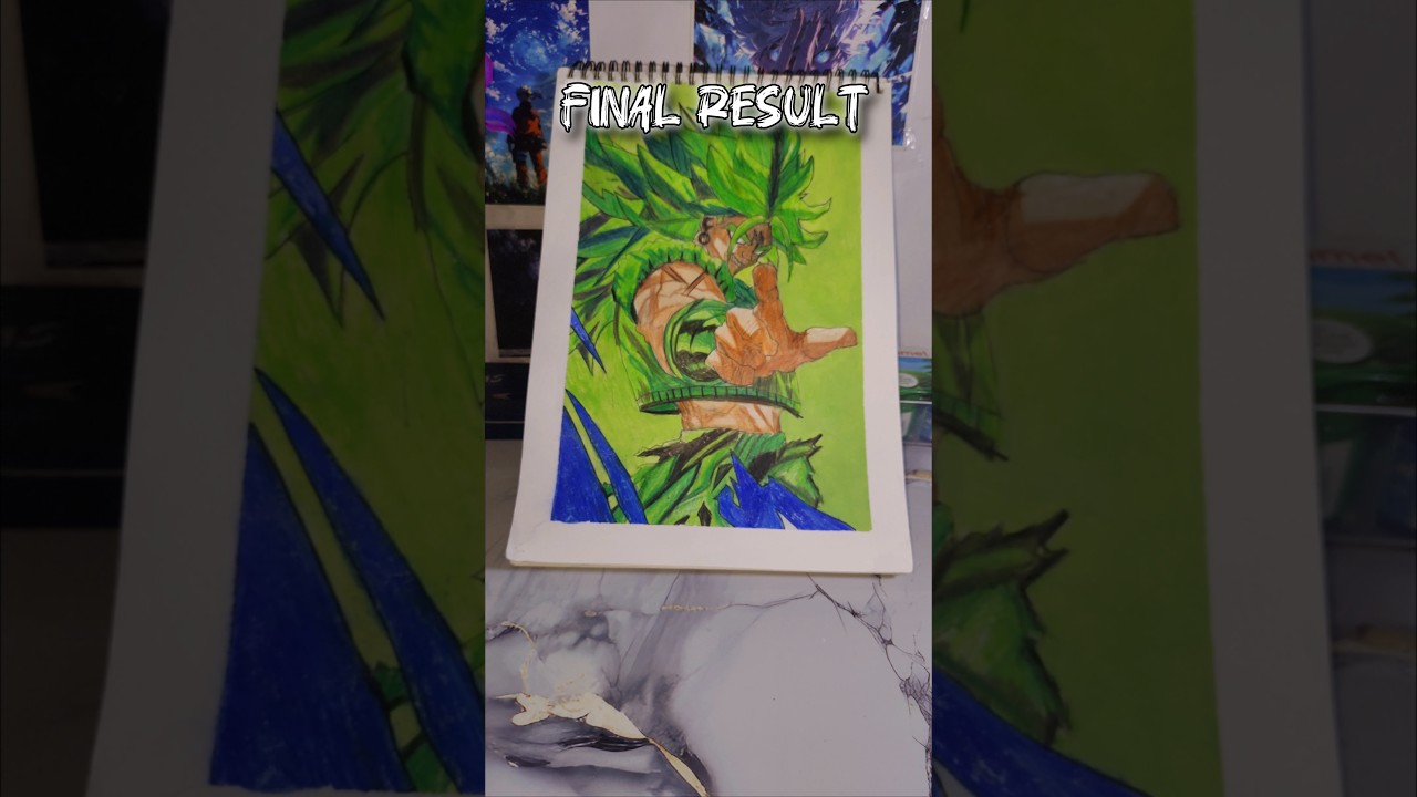 broly drawing ❤️💫👺 