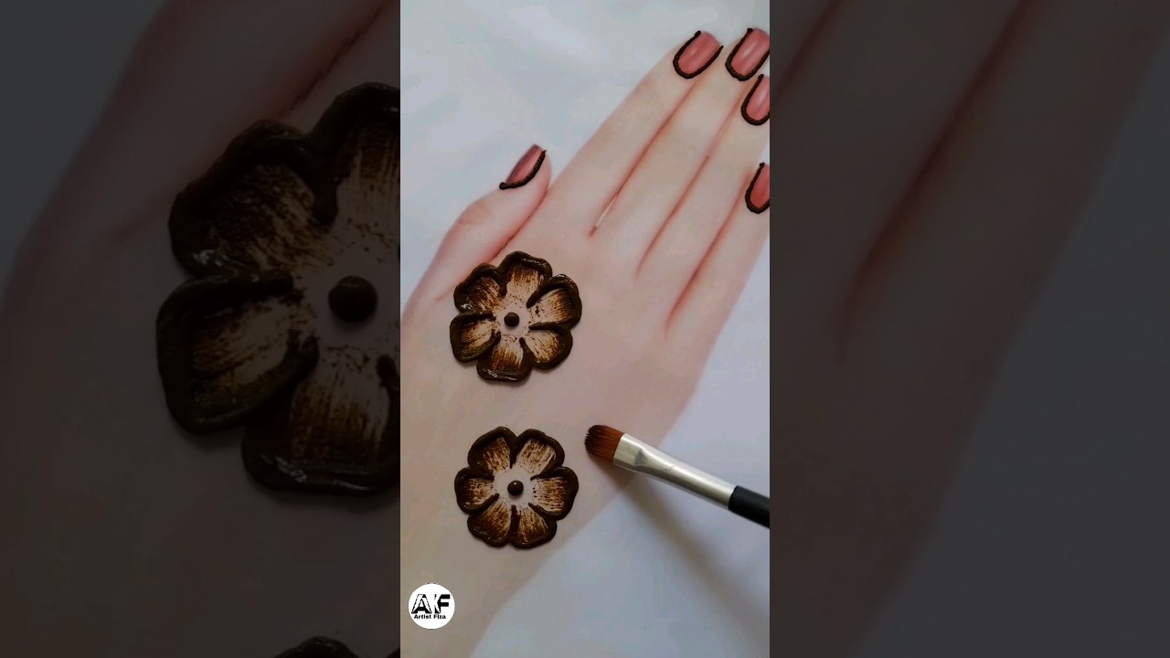 Makeup Brush Trick 😱/Back Hand Mehndi Design #shorts #viral #shortvideo