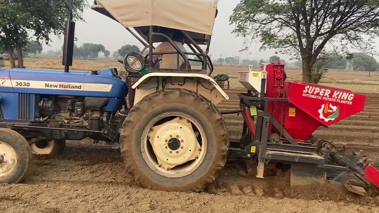 Automatic potato bed planter  Superking agricultures sadabad  Best potato planter
