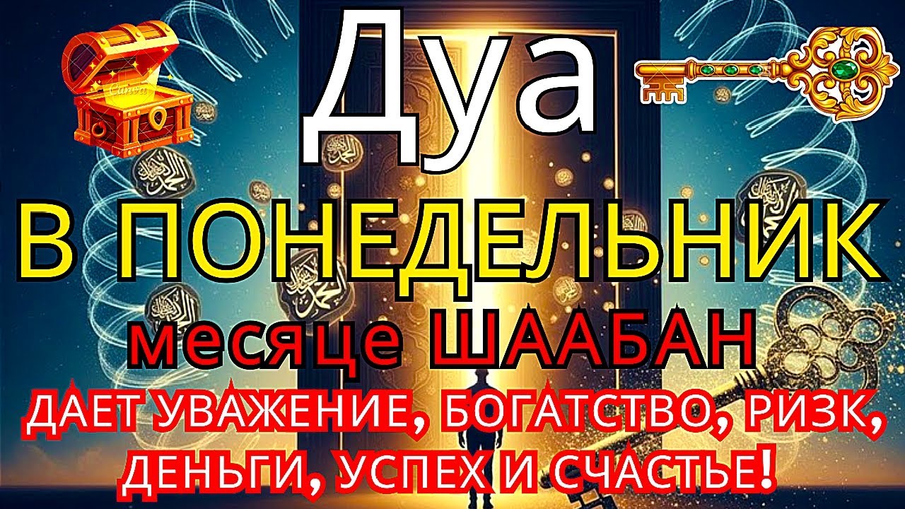 Дуа В ПОНЕДЕЛЬНИК в месяце ШААБАН ДАЕТ УВАЖЕНИЕ,БОГАТСТВО,РИЗК,ДЕНЬГИ,УСПЕХ И СЧАСТЬЕ! #дуа #коран 🤲