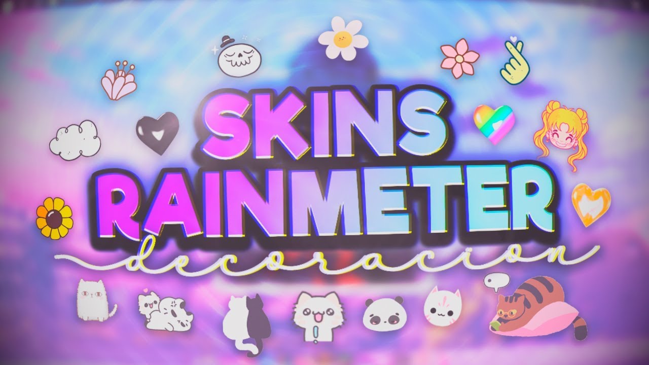 MEGA PACK 💛 MINI SKINS DE RAINMETER || PERSONALIZA TU ESCRITORIO || ACT NOV 2022