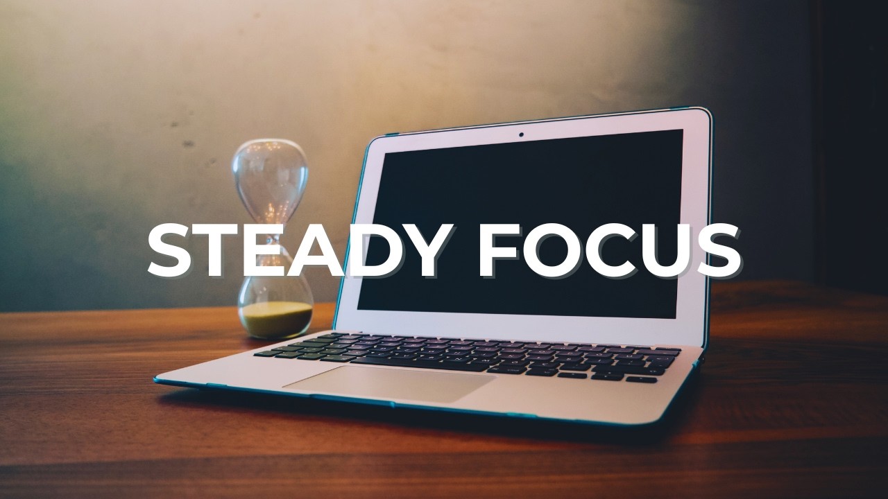 Steady Focus 📘 Lo-Fi Beats for Deep Work & Productivity | Rise & Vibe Radio