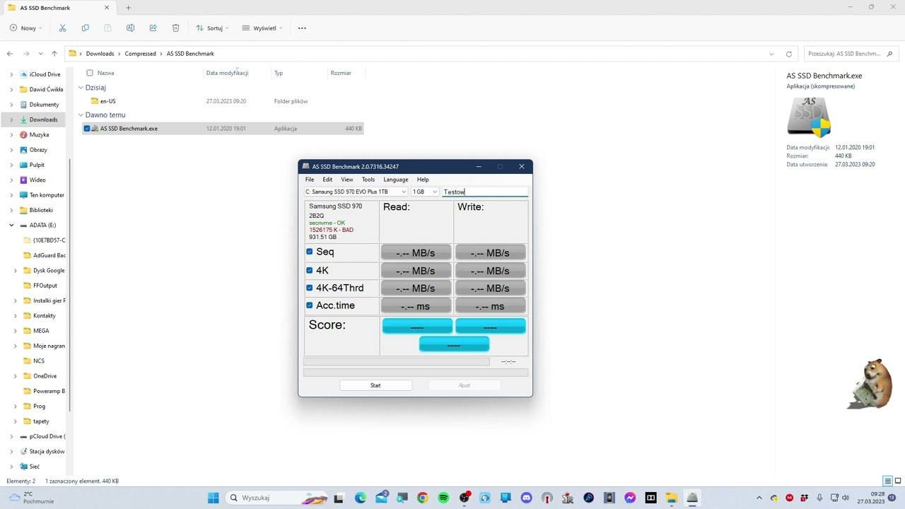 AS SSD Benchmark - ciekawa alternatywa do CrystalDiskMark'a służąca do testowania dysk&oacute;w SSD