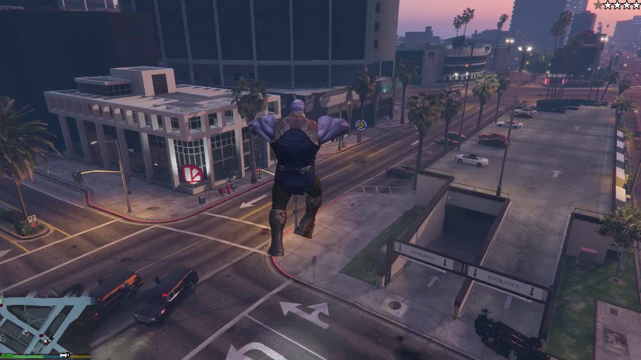 GTA V Thanos script mod - Power shoot - Power Stone