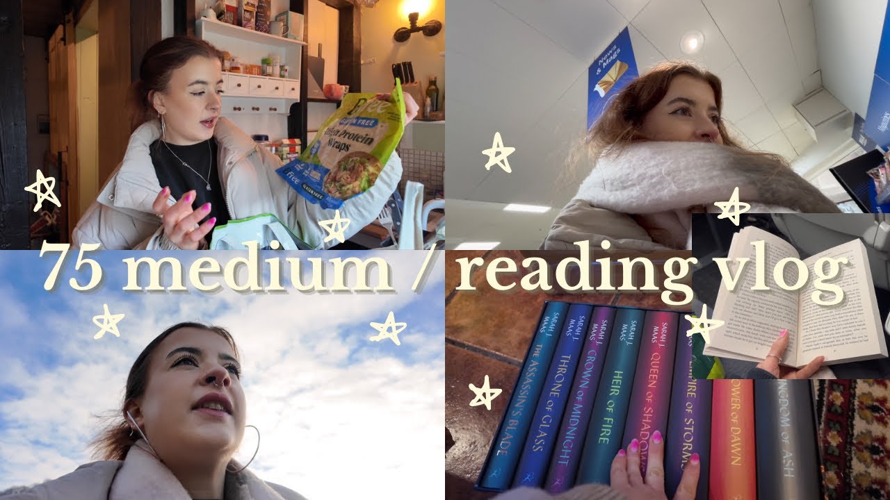 75 medium ep 1 / reading vlog 📖🌟
