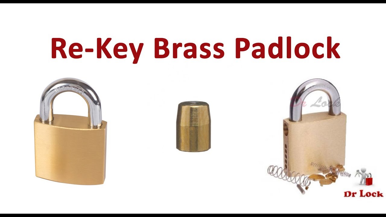 How To Rekey A Sealed Brass Padlock