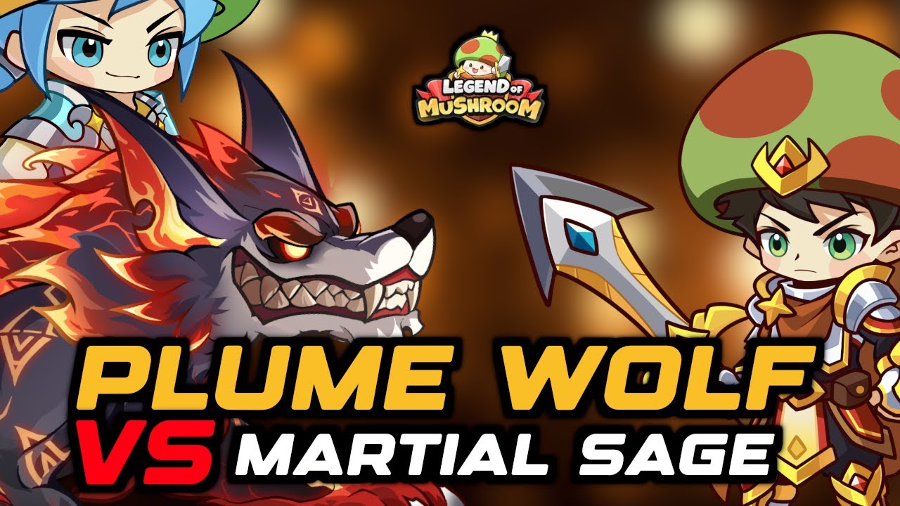 CINDER WOLF best PLUME MOUNT VS Tanky Players? in Legend of Mushroom