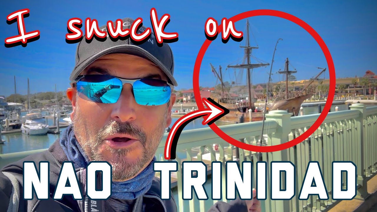 I SNUCK onto THIS SHIP the Nao Trinidad.