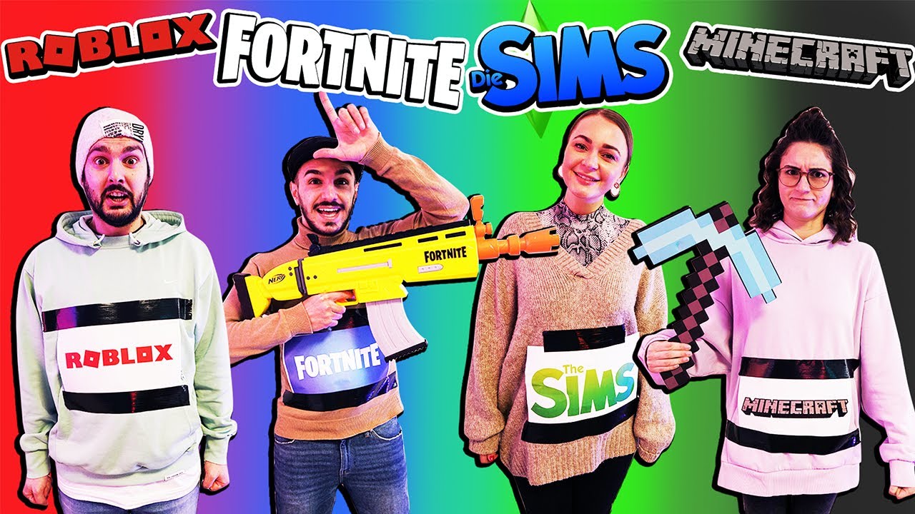 WENN GAMES ECHTE PERSONEN WÄREN...Roblox, Minecraft, Sims, Fortnite in Real Life!