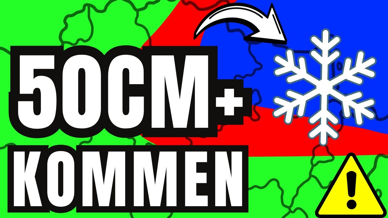 50CM NEUSCHNEE?! Diese Regionen versinken im CHAOS! ❄️🚨 (Warnung)