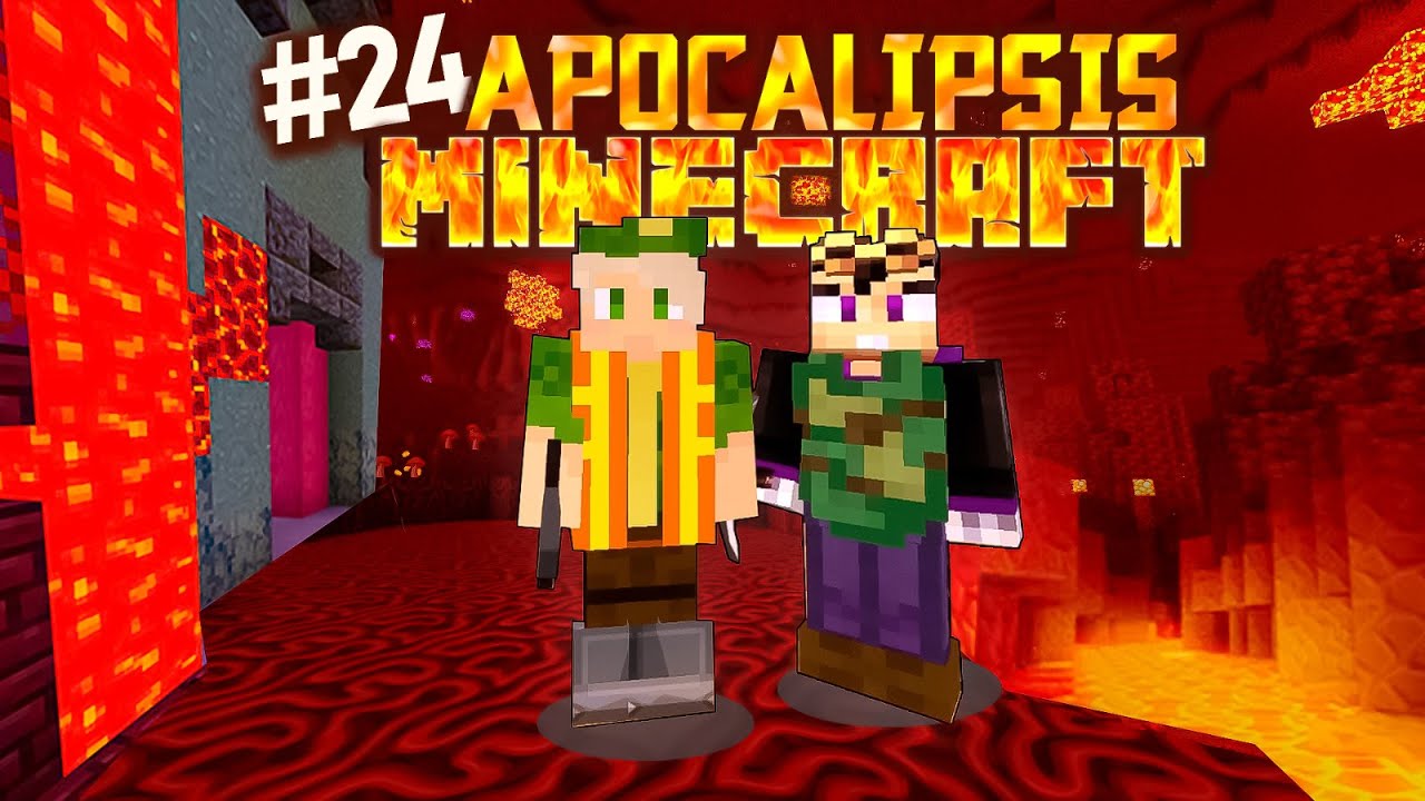 100 dias en APOCALIPSISMINECRAFT: VAMOS AL NETHER #24