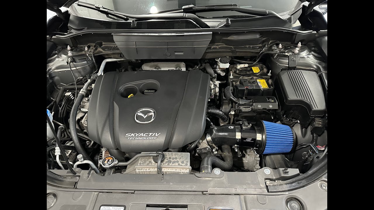 Mazda CX-5 2.5L Corksport Intake (Before and After)