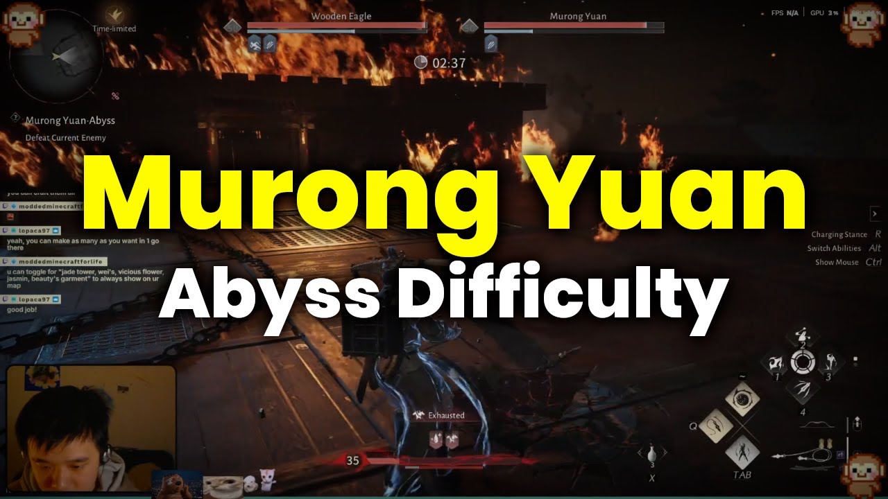 Murong Yuan Boss (Abyss Difficulty) | Twinblade/Rope Dart | Where Winds Meet