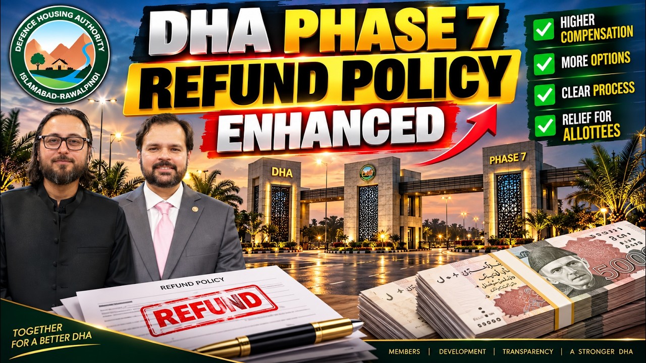 🔥 DHA Phase 7 BIG UPDATE! | Refund Policy Enhanced 💰