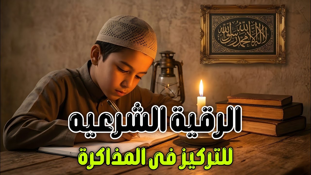 الرقية الشرعية للتركيز في المذاكرة 📚✨ | تقوية الحفظ والفهم وراحة القلب