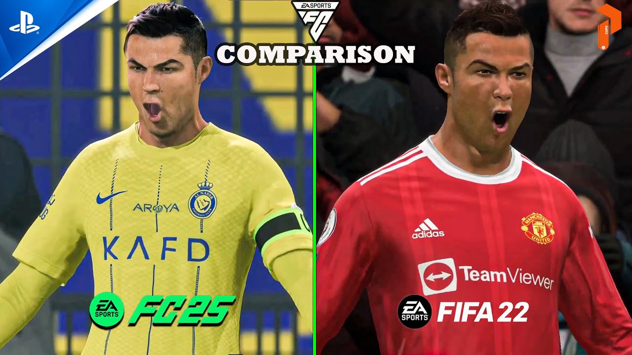 EA FC 25 PS5 vs FIFA22 Comparison! (Gameplay, Graphics, Player Animation, and more!)