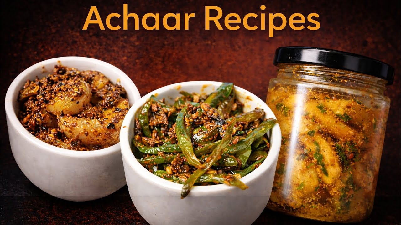 Instant 20 min achar recipes | Mooli, mirch, Amla easy recipe | veg salad recipe