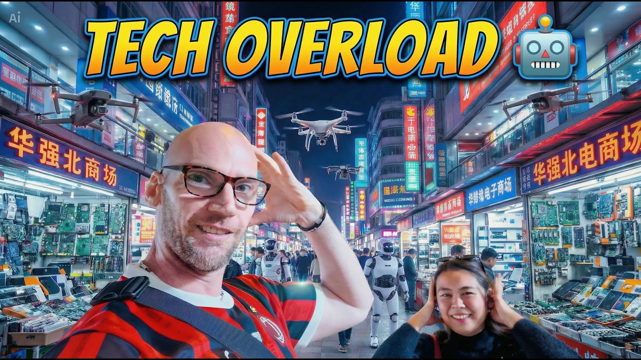 We Entered the World&rsquo;s Craziest Tech Market 🤯🇨🇳 (Shenzhen Blew Our Minds)