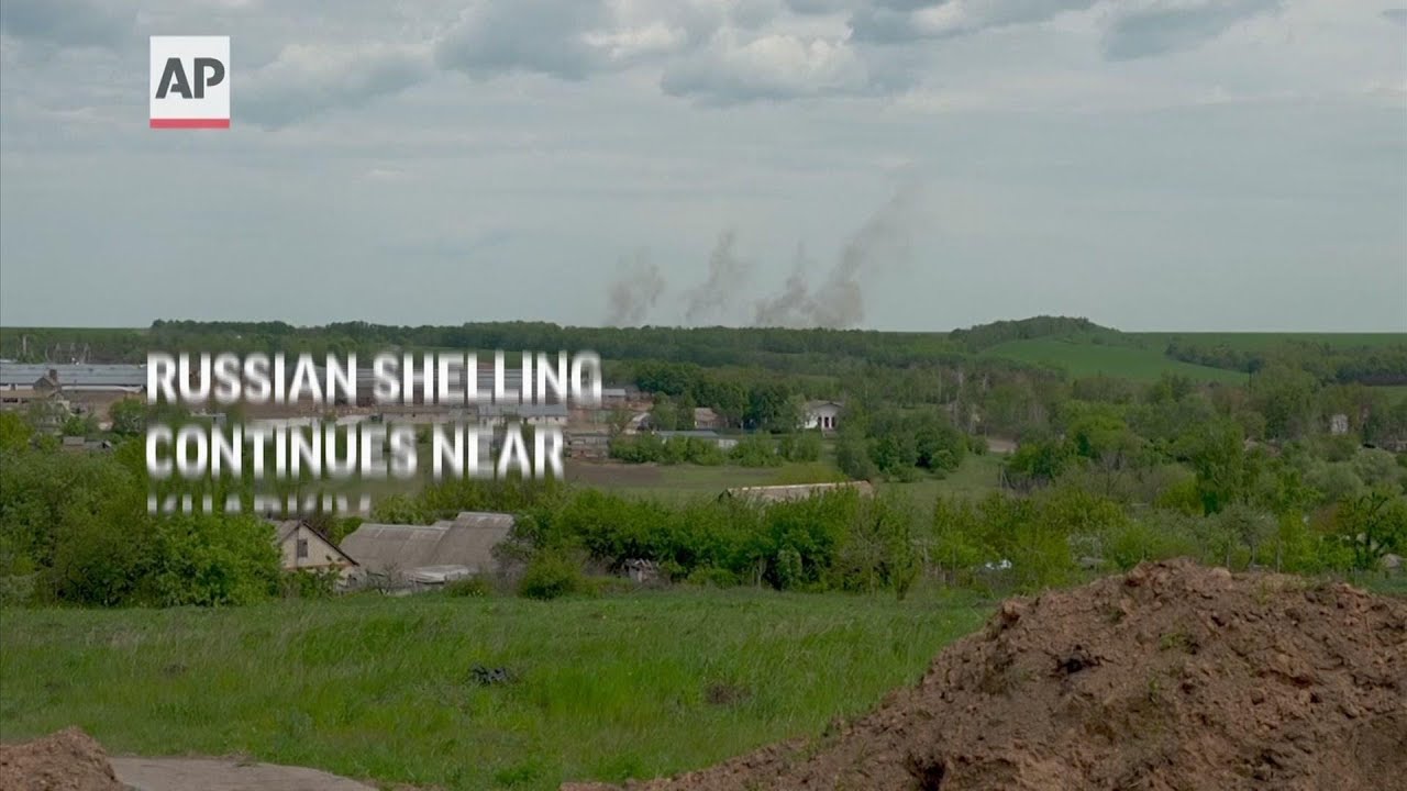 Russian shelling continues near Kharkiv