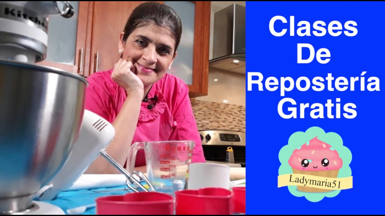 Clases de Repostería de Puerto Rico. Gratis en Youtube video #1 | Curso de Repostería | Ladymaria51