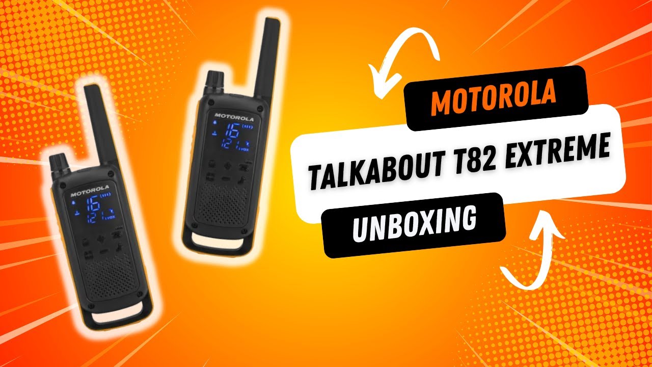 Motorola TalkAbout T82 Extreme Twinpack UNBOXING. Robuuste portofoons voor elk avontuur!