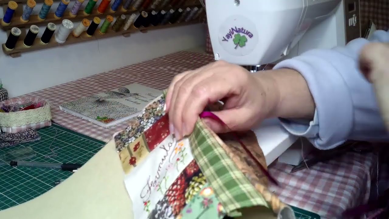 Funda para libreta de Patchwork