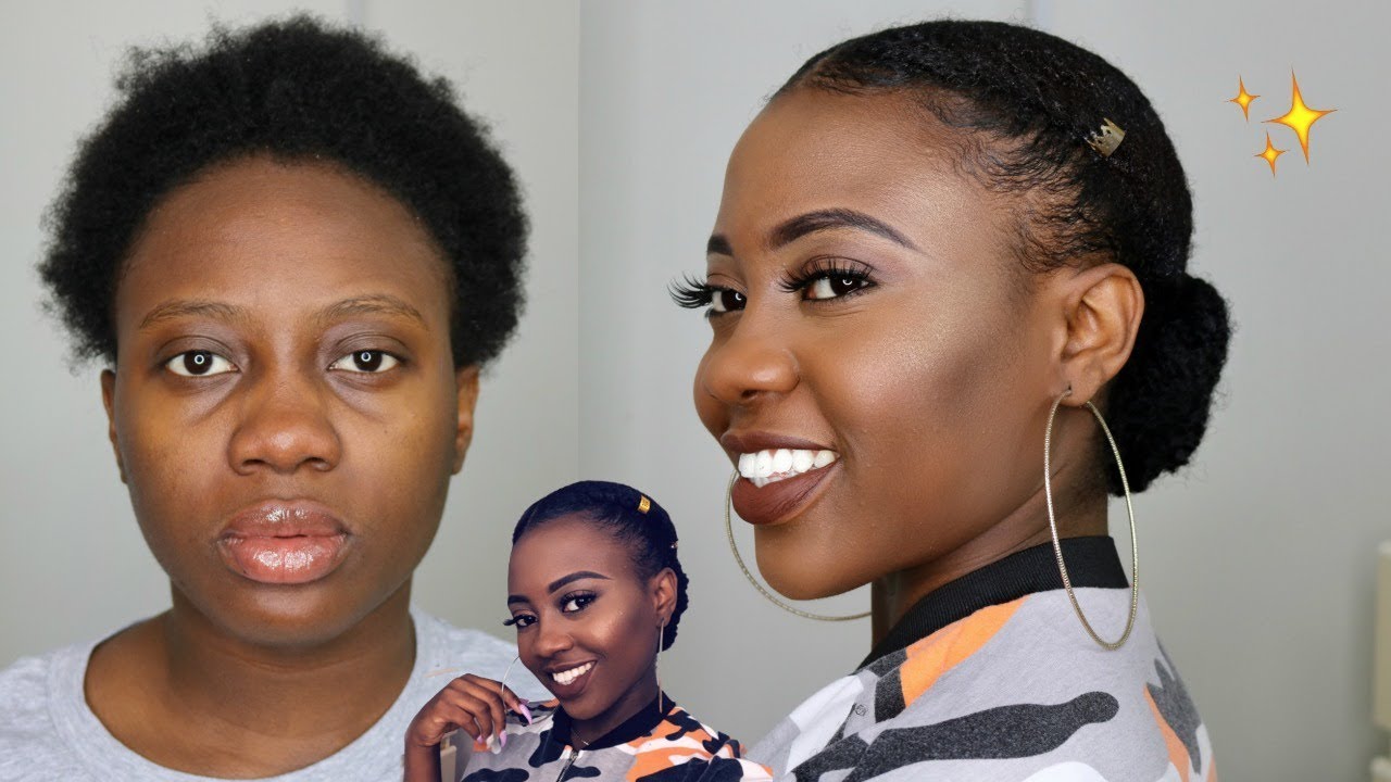 I CAN'T CORNROW | NO PROBLEM Abeg! Easy Natural Protective Style | Short 4C Natural Hair Tutorial