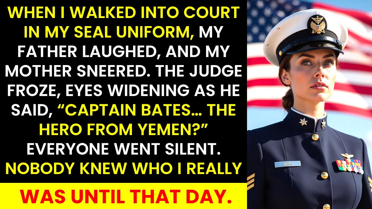 I Walked Into Court in My SEAL Uniform — My Father Laughed, My Mother Sneered, but the Judge...