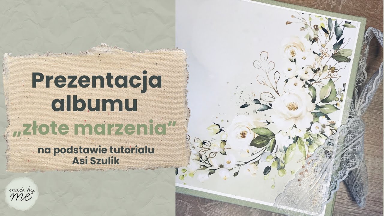Czy robię jeszcze ALBUMY Z TUTORIALI? Album „złote marzenia” na podstawie szkolenia @AsiaSzulik