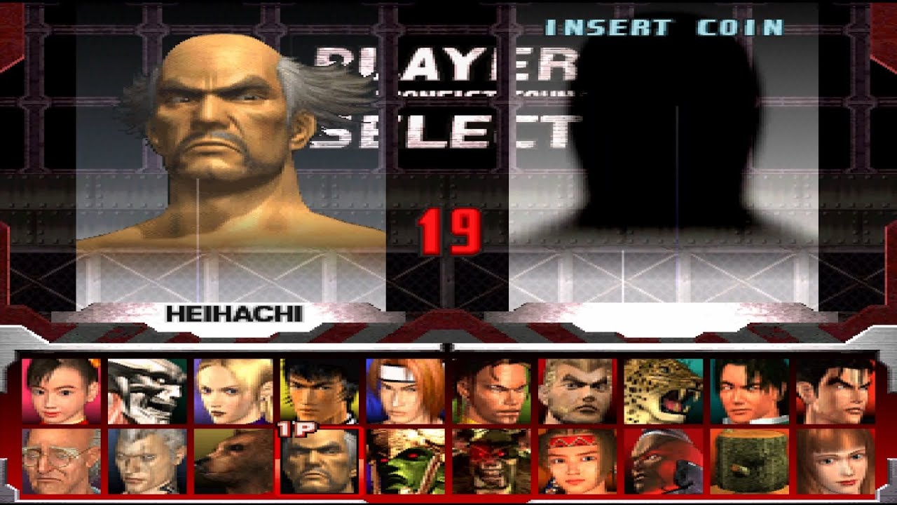 Tekken 3 - Heihachi Mishima Arcade Mode Playthrough (HD)