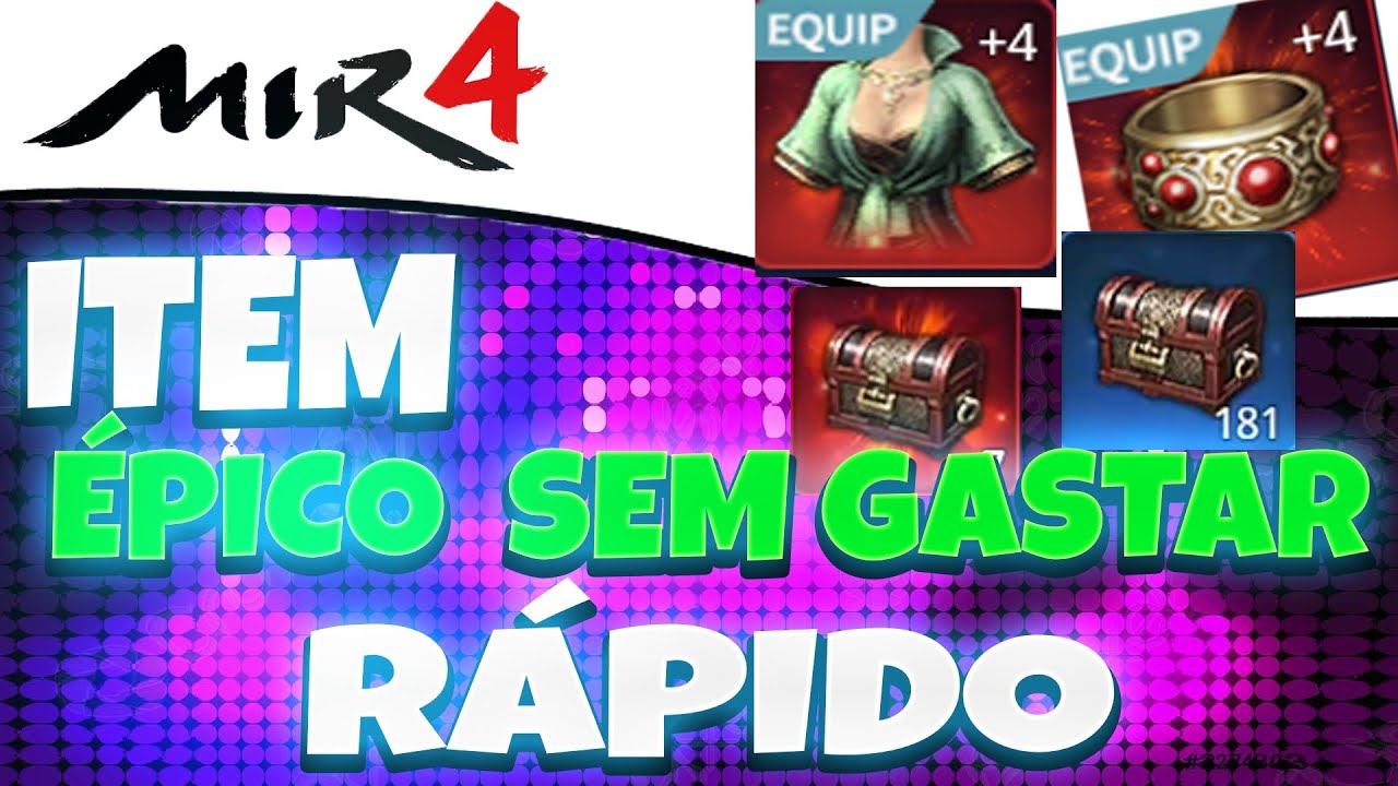 MIR4 - Como Farmar Item Epico em 1 semana E meia Sem Gastar Free To Play.
