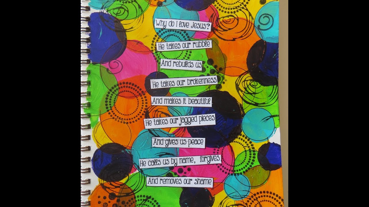 Technique Thursday #65 Mixed Media Art Journal Page