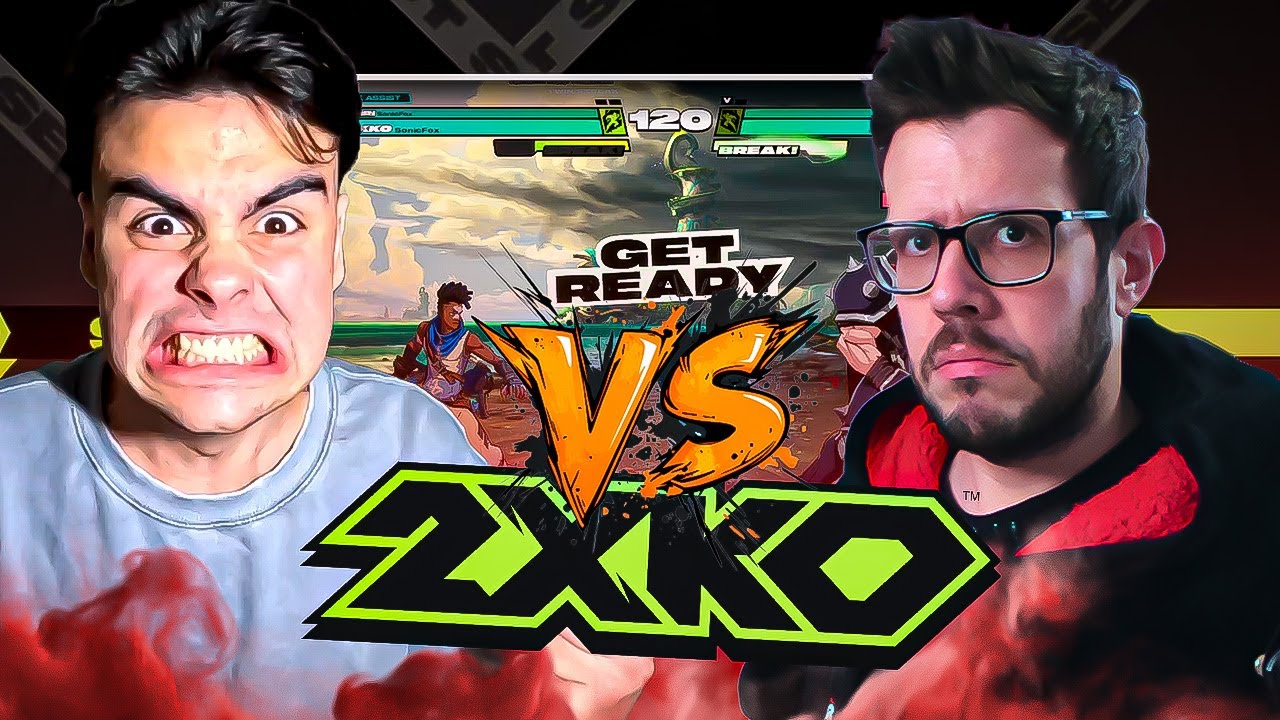 Le ense&ntilde;o al abuelo Sh4rin como jugar a 2XKO.