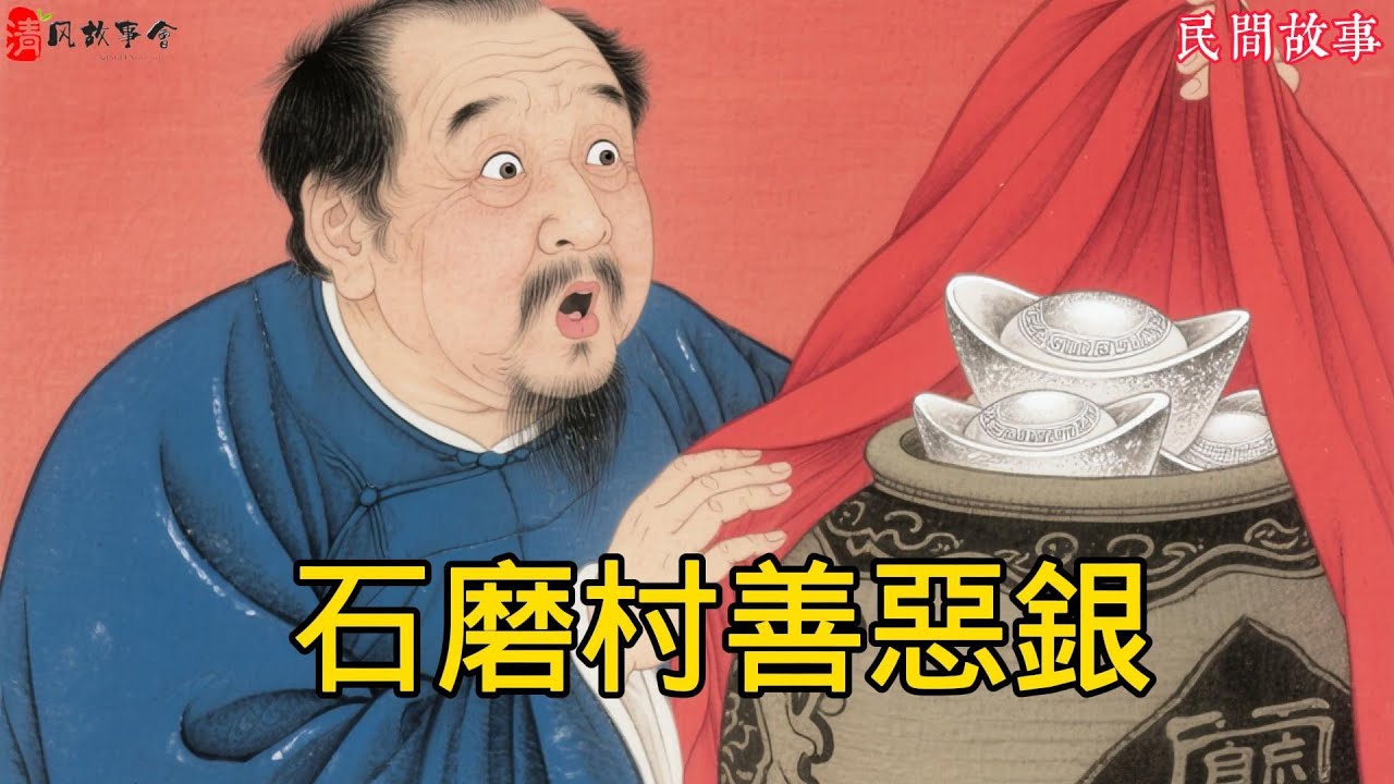 石磨村银元宝：善恶终有报，人心不可欺#民间故事 #故事頻道 #听书 #民間故事 #有聲書 #說書 #睡前故事 #情感