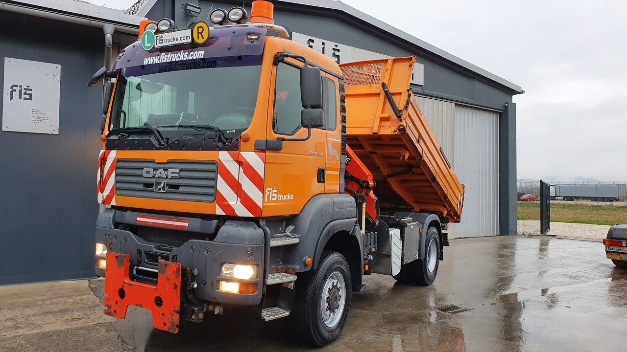 MAN 18.360 BL 4X4 tipper + palfinger 9501 - FIŠ TRUCKS SLOVENIA