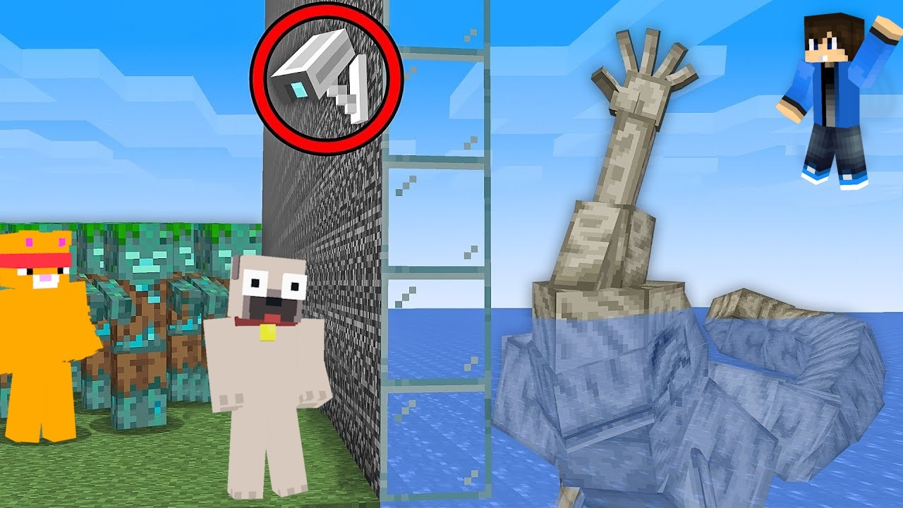 CSALTAM KAMER&Aacute;KKAL A VIZI MOB CSATA KIHIV&Aacute;SBAN A MINECRAFTBAN!