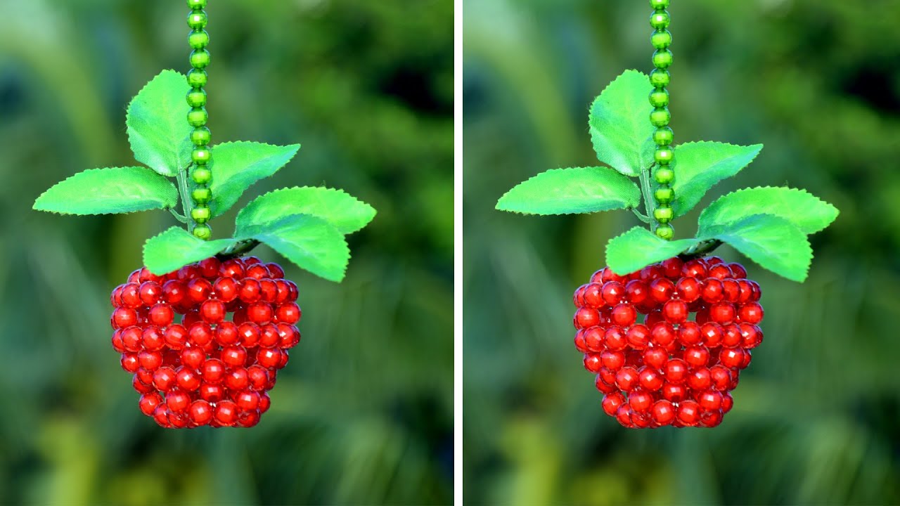 How to make beaded apple | Alifa Nur Handicraft