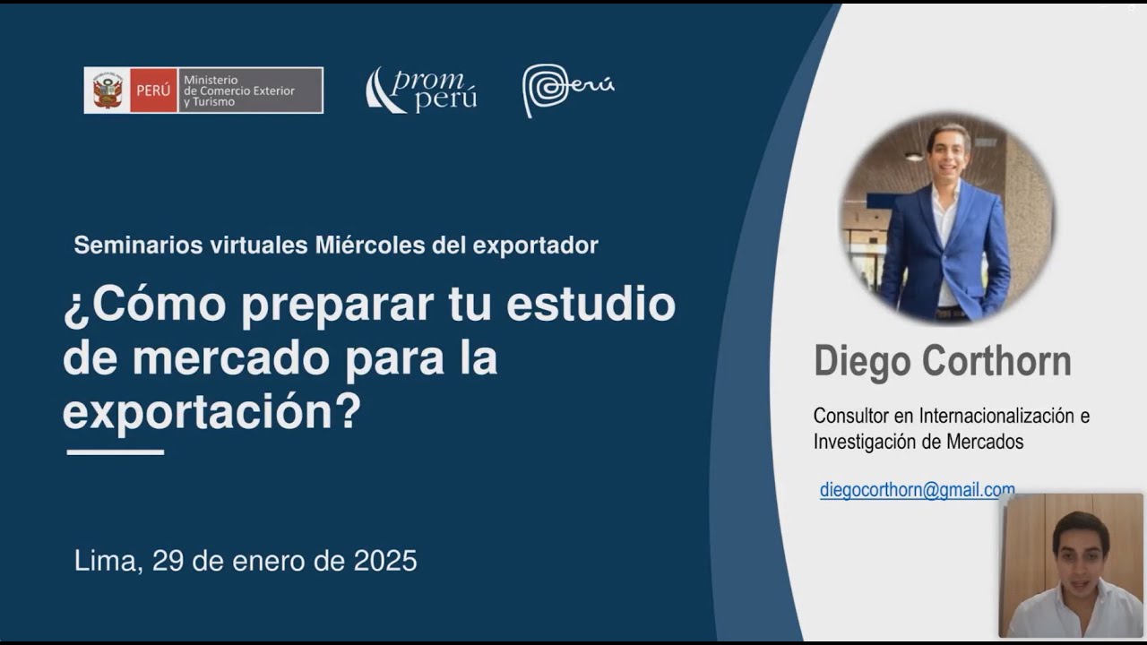 ¿Cómo preparar tu estudio de mercado para la exportación? - 29 de enero 2025