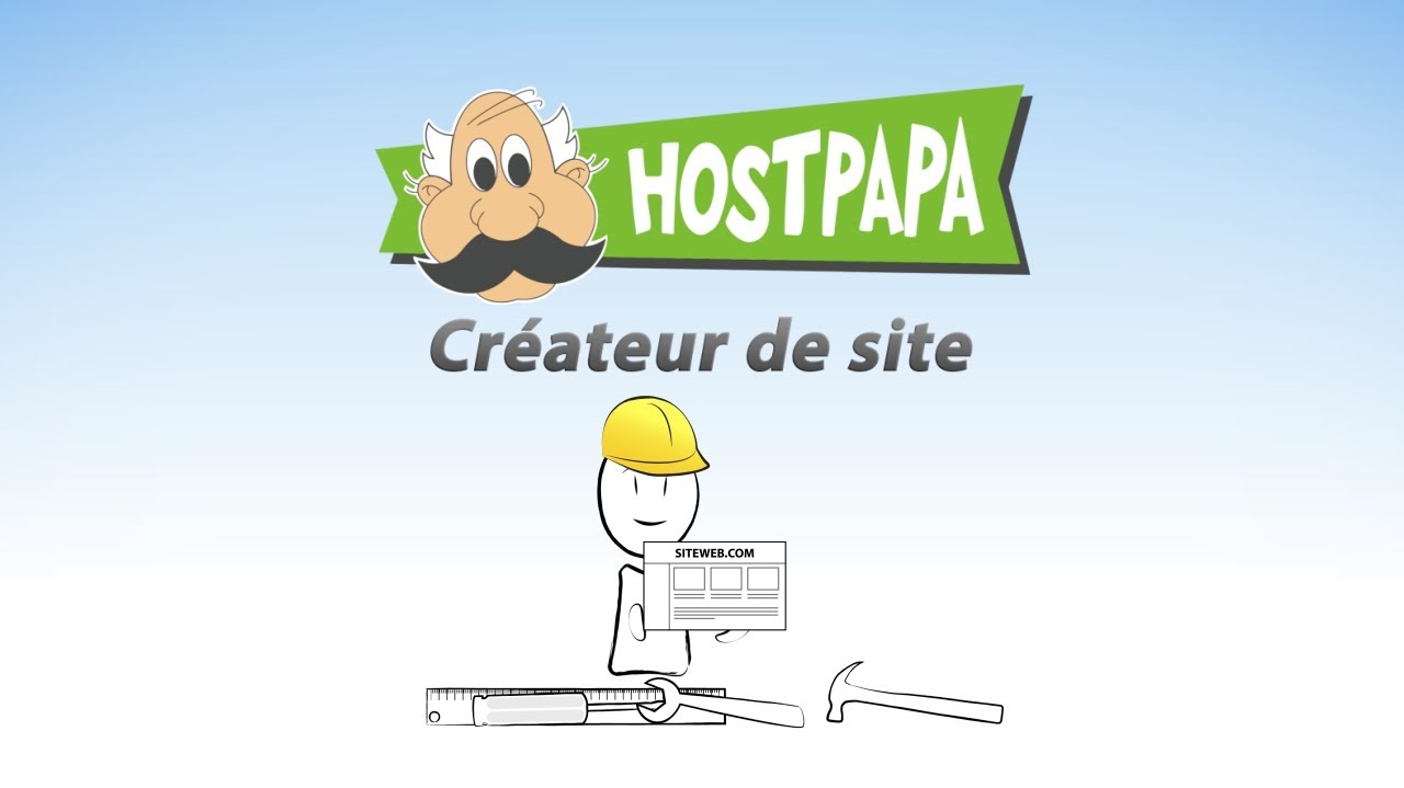 Cr&eacute;ateur de site HostPapa