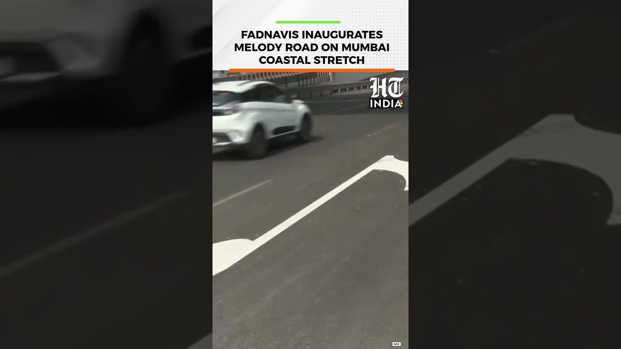 Maharashtra CM Devendra Fadnavis Inaugurates Melody Road on Mumbai Coastal Road | HT India