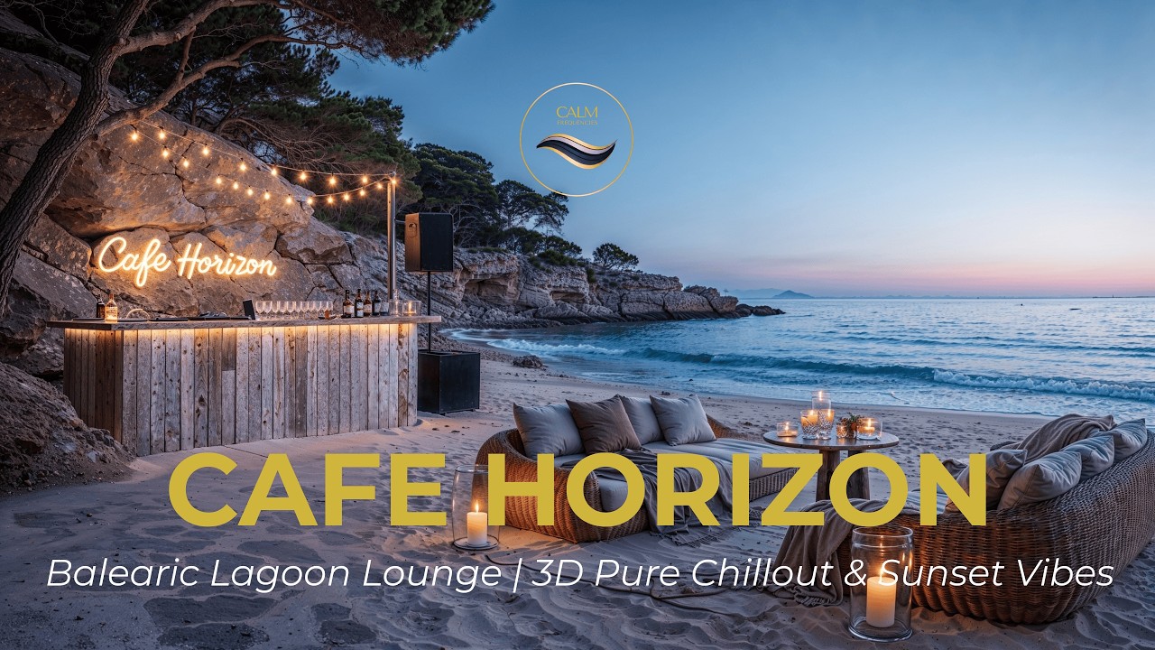 CAFE HORIZON – Balearic Lagoon Lounge | 3D Pure Chillout & Sunset Vibes